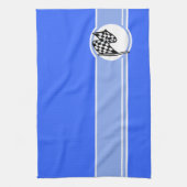 gecontroleerde vlag; Blauw Theedoek (Verticaal)
