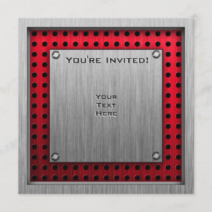 gecontroleerde vlag; geborsteld aluminium uiterlij kaart