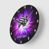 gecontroleerde vlag; Paars Ronde Klok (Hoek)