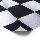 Gecontroleerde vlag poster (Hoek)