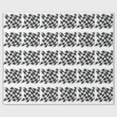 Gecontroleerde vlag - Racevlag Cadeaupapier (Vlak)