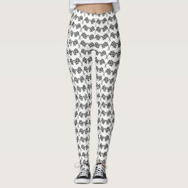 Gecontroleerde vlag Racing Finish Line Leggings