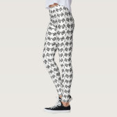 Gecontroleerde vlag Racing Finish Line Leggings (Links)