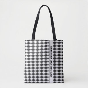 Gecontroleerde vlag voor rackgebruik Heren starten Tote Bag