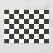 Gecontroleerde vlag (zwart en wit) (het Patroon va Briefkaart (Voorkant)