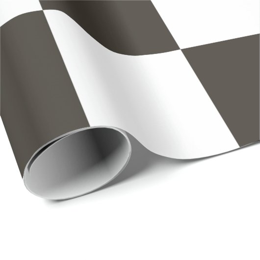 Gecontroleerde vlag (zwart en wit) (het Patroon va Cadeaupapier (Rol Hoek)