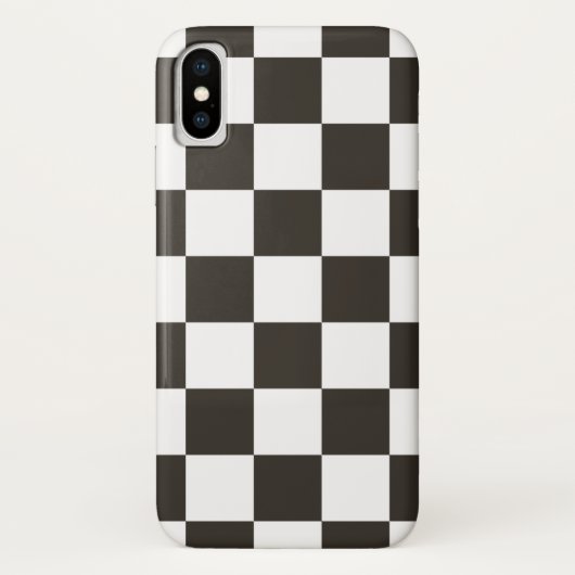 Gecontroleerde vlag (zwart en wit) (het Patroon va Case-Mate iPhone Case (Achterkant)