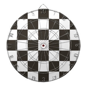 Gecontroleerde vlag (zwart en wit) (het Patroon va Dartbord