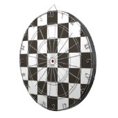Gecontroleerde vlag (zwart en wit) (het Patroon va Dartbord (Voorkant Rechts)