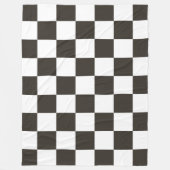 Gecontroleerde vlag (zwart en wit) (het Patroon va Fleece Deken (Voorkant)