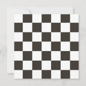 Gecontroleerde vlag (zwart en wit) (het Patroon va Kaart (Voorkant)