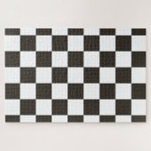 Gecontroleerde vlag (zwart en wit) (het Patroon va Legpuzzel (Horizontaal)