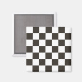 Gecontroleerde vlag (zwart en wit) (het Patroon va Magneet (Voorkant / Achterkant)