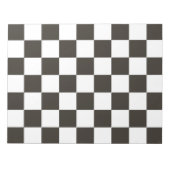 Gecontroleerde vlag (zwart en wit) (het Patroon va Notitieblok (Voorkant)