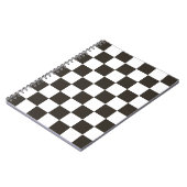 Gecontroleerde vlag (zwart en wit) (het Patroon va Notitieboek (Linkerzijde)