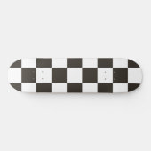 Gecontroleerde vlag (zwart en wit) (het Patroon va Persoonlijk Skateboard (Horizontaal)
