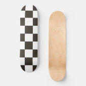 Gecontroleerde vlag (zwart en wit) (het Patroon va Persoonlijk Skateboard (Voorkant)