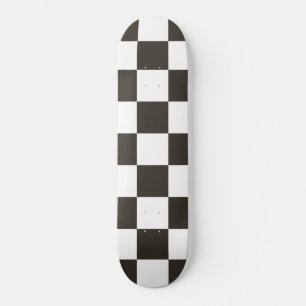 Gecontroleerde vlag (zwart en wit) (het Patroon va Persoonlijk Skateboard