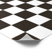 Gecontroleerde vlag (zwart en wit) (het Patroon va Poster (Hoek)