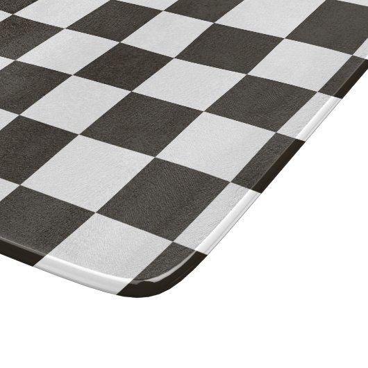 Gecontroleerde vlag (zwart en wit) (het Patroon va Snijplank (Hoek)