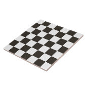 Gecontroleerde vlag (zwart en wit) (het Patroon va Tegeltje (Zijkant)