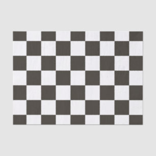 Gecontroleerde vlag (zwart en wit) (het Patroon va Tissuepapier