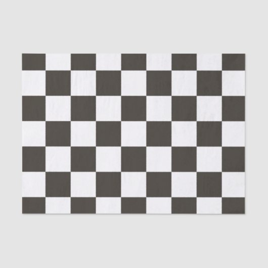 Gecontroleerde vlag (zwart en wit) (het Patroon va Tissuepapier (Voorkant)