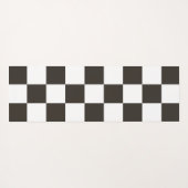 Gecontroleerde vlag (zwart en wit) (het Patroon va Yogamat (Achterkant (horizontaal))