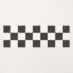 Gecontroleerde vlag (zwart en wit) (het Patroon va Yogamat