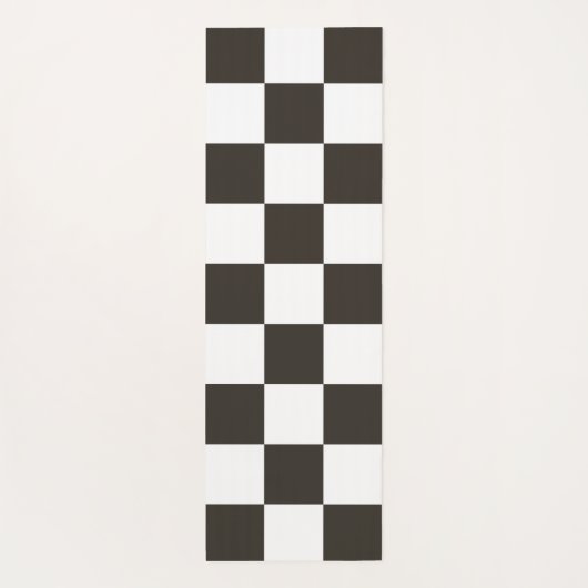Gecontroleerde vlag (zwart en wit) (het Patroon va Yogamat (Achterkant)