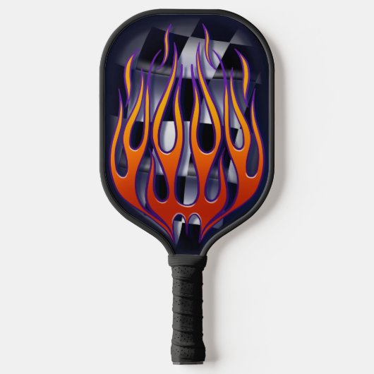 Gecontroleerde vlagvlammen pickleball paddle (Voorkant)