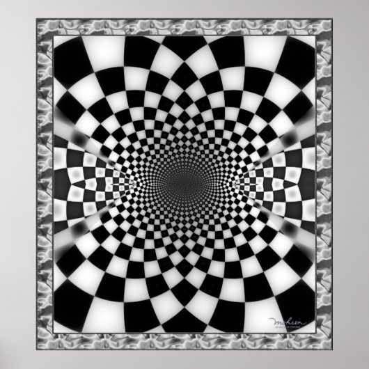 Gecontroleerde Waves Tunnel Poster (Voorkant)