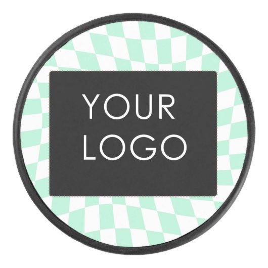Gecontroleerde  Zaken Munt toevoegen Logo Hockey Puck (Voorkant)