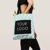 Gecontroleerde  Zaken Munt toevoegen Logo Tote Bag (Dichtbij)