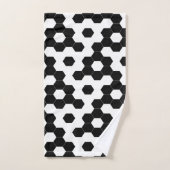 Gecontroleerde zeshoeken bad handdoek (Handdoek)