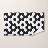 Gecontroleerde zeshoeken bad handdoek (Handdoek)