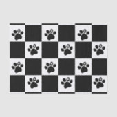 Gecontroleerde zwart-witafdrukken tissuepapier (Voorkant)