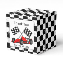 Gecontroleerde zwart-witte Race-Car-cadeaus