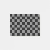 Gecontroleerde zwarte en steenkoolgrijze kleur post-it® notes (Voorkant)