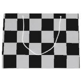 Gecontroleerde zwarte en witte vierkantjes of KLAN Groot Cadeauzakje (Voorkant)