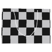Gecontroleerde zwarte en witte vierkantjes of KLAN Groot Cadeauzakje (Achterkant)