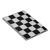 Gecontroleerde zwarte en witte vierkantjes of KLAN Notitieboek (Rechterzijde)