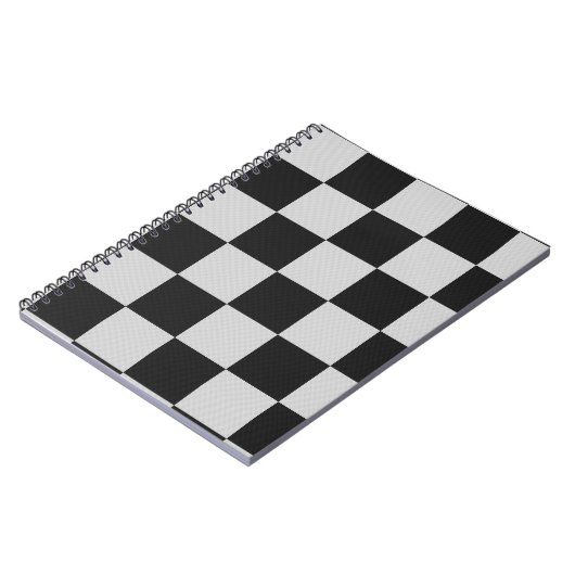 Gecontroleerde zwarte en witte vierkantjes of KLAN Notitieboek (Linkerzijde)