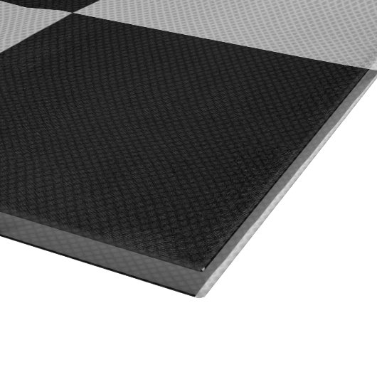 Gecontroleerde zwarte en witte vierkantjes of KLAN Snijplank (Hoek)