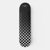 Gecontroleerde zwarte fade persoonlijk skateboard (Voorkant)