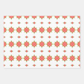 Gecoördineerde trio van patronen inpakpapier vel (Voorkant)