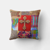 Gecormeerd KROSS met Miniatuurart Collectie Kussen (Achterkant)