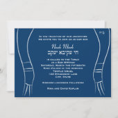 (Gecorrigeerd) Chai Akiva Custom Invitation Kaart (Voorkant)