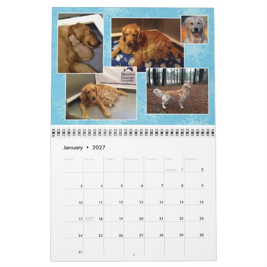 GECORRIGEERD Holly's halfjaarlijks vergaderrooster Kalender (Jan 2027)