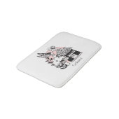 Gecorrigeerde feestelijke en feilloze woning badmat (Gekanteld)